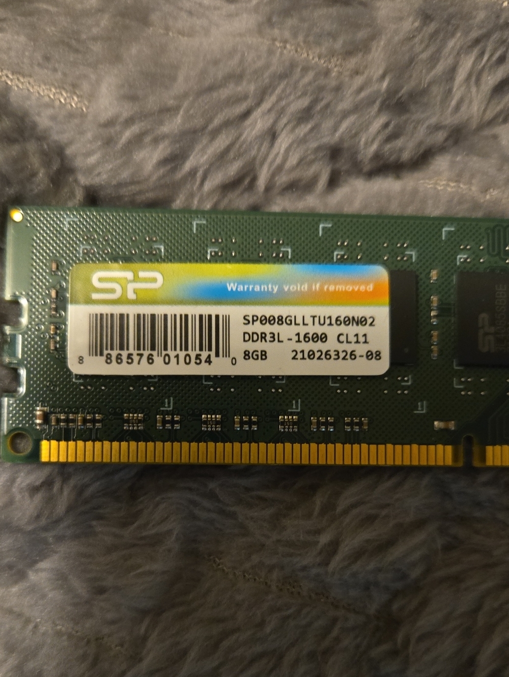 Silicon Power 8GB DDR3L-1600 UDIMM Desktop RAM (Lot of 4)